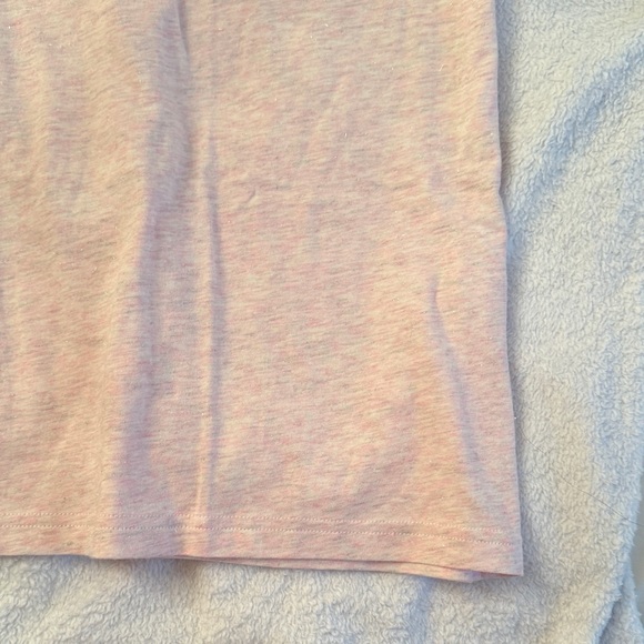Victoria's Secret Light Pink Tee with Purple Logo - Picture 7 of 9